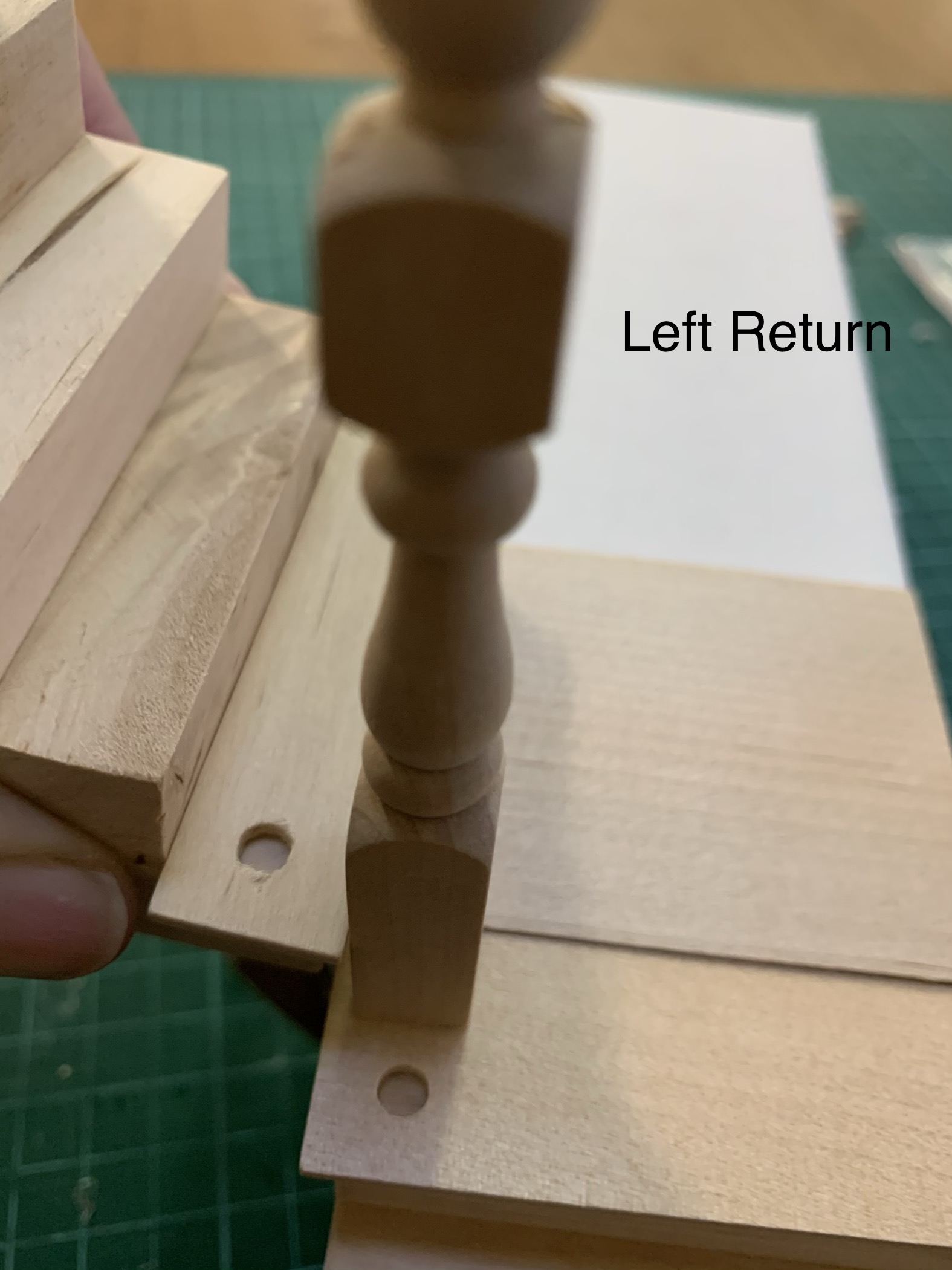 Left hand return