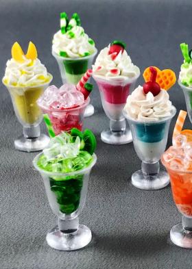 1:6 Drink/Sundae (Price Each) (37mm Tall approx)