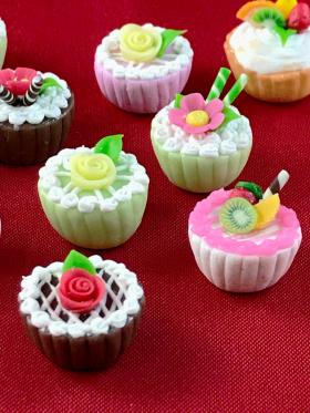 1:6 Cup Cakes (Price Each) (16mm Diam 14mmH)