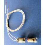 Pea Bulb Base Socket with Wire Lead