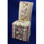 Ribbon Rose Parson Chair (40W x 40D x 93Hmm) By Bespaq