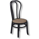 Wooden Cafe Chair with Cane Seat by Reutter Porzellan (40 x 40 x 90Hmm)