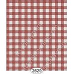 Rose Hill Check Red Wallpaper (267 X 413mm)
