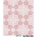 Rose Hill Tile Pink Wallpaper (267 X 413mm)