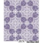 Rose Hill Tile Purple Wallpaper (267 X 413mm)