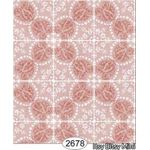 Rose Hill Tile Peach Wallpaper (267 X 413mm)