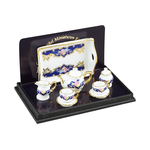 Tea-Set "Baronesse" - Royal Blue Design by Reutter Porzellan