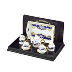 Tea-Set "Baronesse" - Royal Blue Design by Reutter Porzellan
