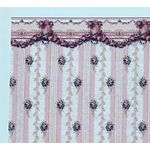 1:24 Wallpaper Carmen-Pink-Floral Stripe (203 X 267mm)