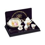 Metal Tray Baroque by Reutter Porzellan (Tray: 25W x 40L x 8Hmm)