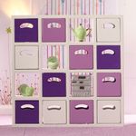 White Display Shelves 16 Compartments (Boxes Not included) (165H x 165W x 35Dmm)
