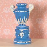 Decorative Jasper Blue Trophy Vase (40mm)