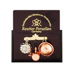 Pot Rack Hanging with Copper Pots and Backing Pan by Reutter Porzellan