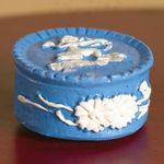 Decorative Blue Pot (PR) (10H x 15W x 15D mm )