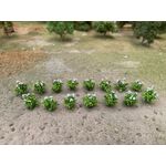 Potato Plants HO Scale - 1/42" Height - 18Pk