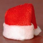 Red Christmas Hat  (30 x 35 x 5mm)