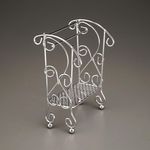 Towel Stand Silver Empty by Reutter Porzellan
