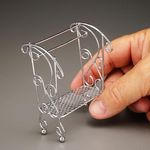 Towel Stand Silver Empty by Reutter Porzellan