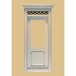 Full Scale Westfield Exterior Door, White (Fits opening 3 1/16″W x 7 9/16″H)