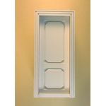 Westfield Interior Decorated Door White (3 5/16"W x 7 1/16" H)