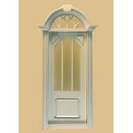 Cambridge Decorated Single Door White (4 1/2"W x 9"H)