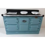 Large Light Blue Aga Style Stove Polyresin (130mmW 58mmD 84mmH)