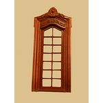 Pollinade French Single Door Walnut (Fits opening 3″W x  7 9/16″ H)