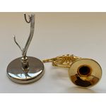 French Horn with Stand (Horn: 25 Diam, End 20mm Diam, Stand: 45Hmm)