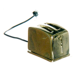 Silver Toaster (1"H x 0.5"W x 0.25"D) (Price Each)