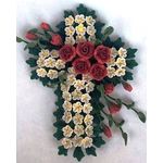 Floral Cross for a Coffin