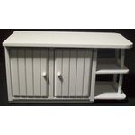 Kitchen Unit Island Bench White (142W x 64D x 77Hmm)