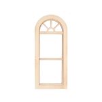 Window Palladian 1 over 1 (Fits opening 2 9/16" x 6")