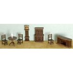 1:48 Scale Dining Room Set 8Pc
