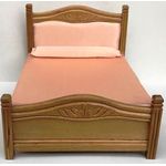 Bed Oak with Rounded Headboard