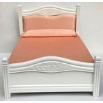 Bed White with Rounded Headboard