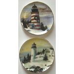 Winter Lighthouse Platter (1 1/2" Diam) (Price Each)