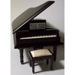 Black Grand Piano (115W x 130D x 90Hmm)