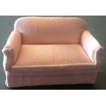 1:24 Sofa with Pink Fabric (60W x 40D x 40Hmm)