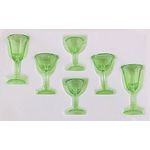 Stemware Trans Green 6 Pieces
