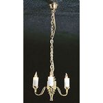 3 Arm Up Colonial Chandelier (40mm Diam)