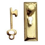 1:24 Door Knob,Keyplate,Keys, 6/Pk