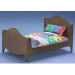 Double Bed, Walnut (118 x 168 x 95Hmm)