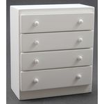 Chest of Drawers White (3 1/4 x 1 7/8 x 3 3/4)