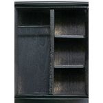 Armoire / Wardrobe Black (3-7/8" W x 5-1/2" H X 1-3/4" D)