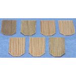 Cedar Shingles Hexagonal 140Pk = 0.75SF