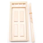 4-Panel Traditional Door (3 1/2" x 7 3/4" fit opening 3 1/8" x 7 9/16")