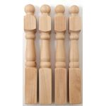Newel Post 4pcs (7/16" x 3-1/2")