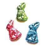 Foil Bunny (Each) (1/2" x 1/4")  Available Colours may Vary