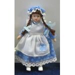 Girl in Blue / White Dress Porcelain (105Hmm)