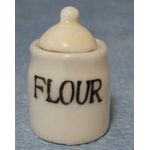 Glazed Flour Crock (10 x 10 x 10mm)